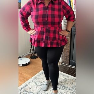 Women’s asymmetrical shirt.